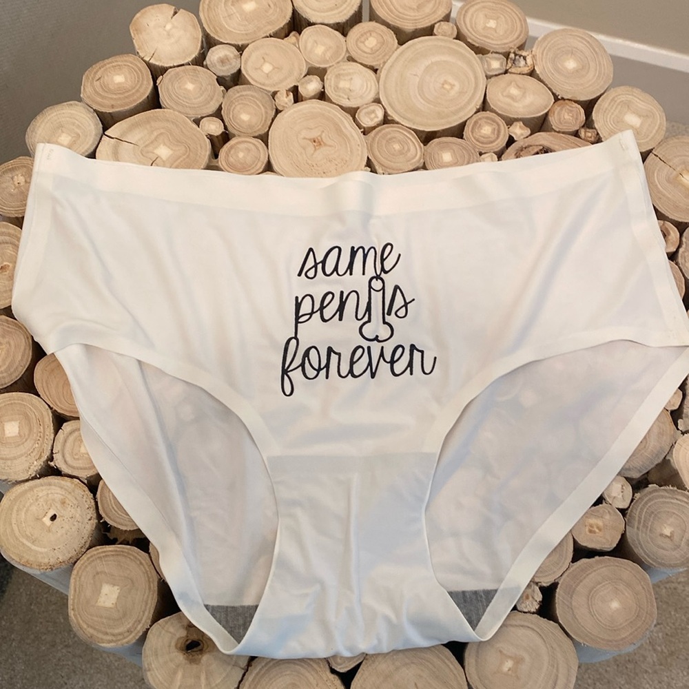 NEW Wedding night engagement gift-  Bridal bride funny panties